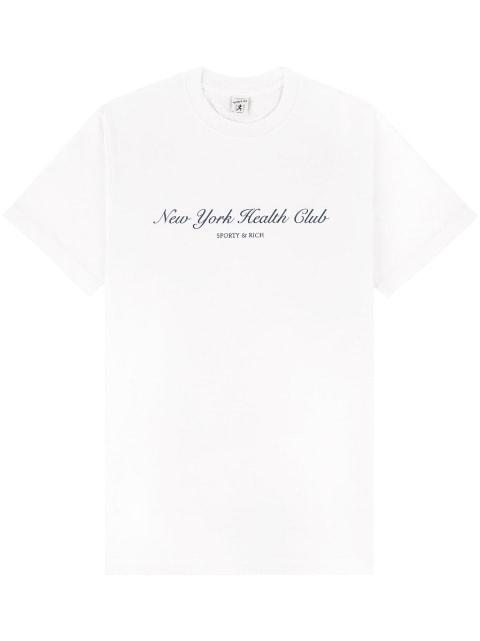 NY Health Club cotton T-Shirt by SPORTY&RICH