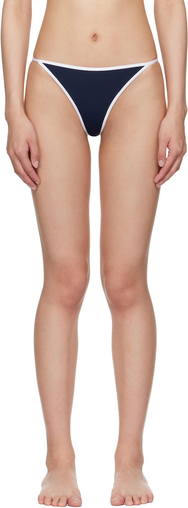 Navy Kate Bikini Bottom by SPORTY&RICH
