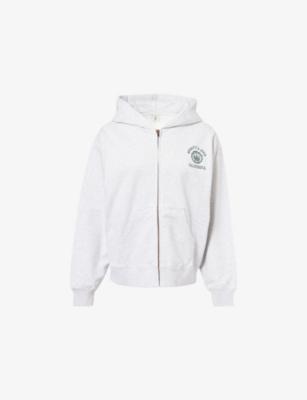 Relaxed-Fit Logo-Print Cotton Hoodie by SPORTY&RICH