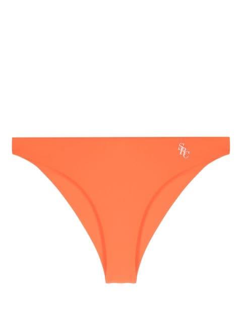 Romy logo-print bikini bottoms by SPORTY&RICH