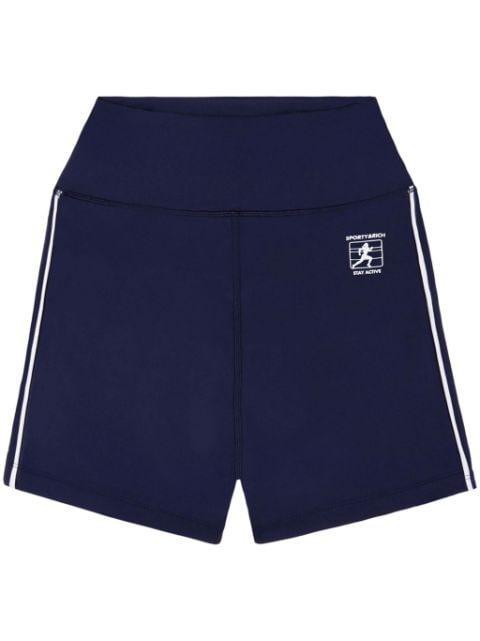 Runner Box biker shorts by SPORTY&RICH