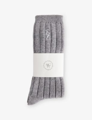 SRC Ribbed Stretch-Wool Blend Socks by SPORTY&RICH