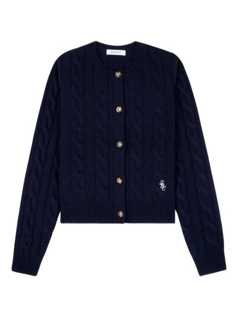 SRC cable-knit button cardigan by SPORTY&RICH