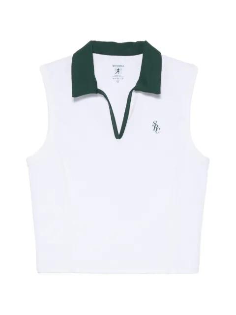 SRC logo-print sleeveless top by SPORTY&RICH