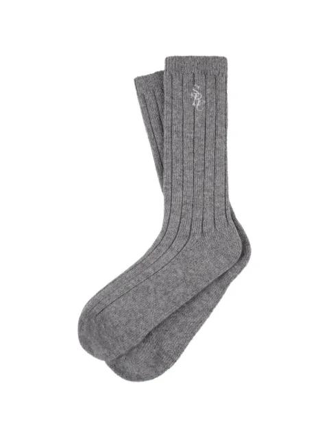 SRC ribbed embroidery socks by SPORTY&RICH