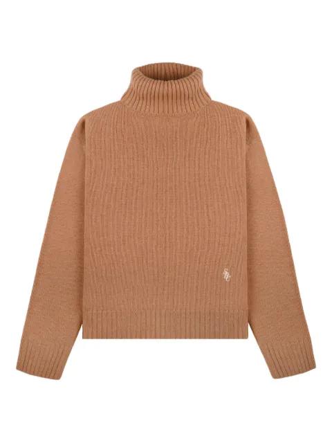 SRC turtleneck logo-embroidered sweater by SPORTY&RICH