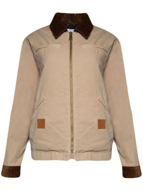 SRHWC canvas zipped jacket by SPORTY&RICH