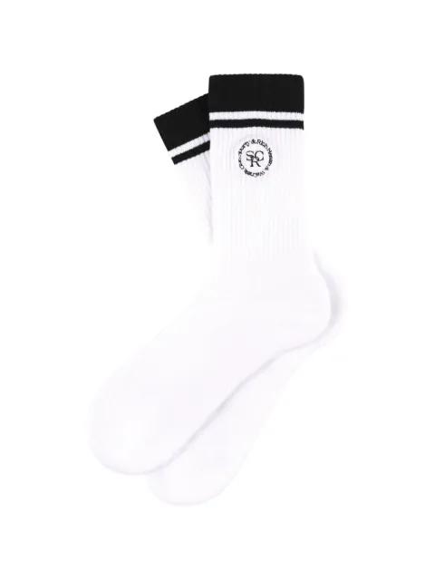 SRHWC logo stripe socks by SPORTY&RICH