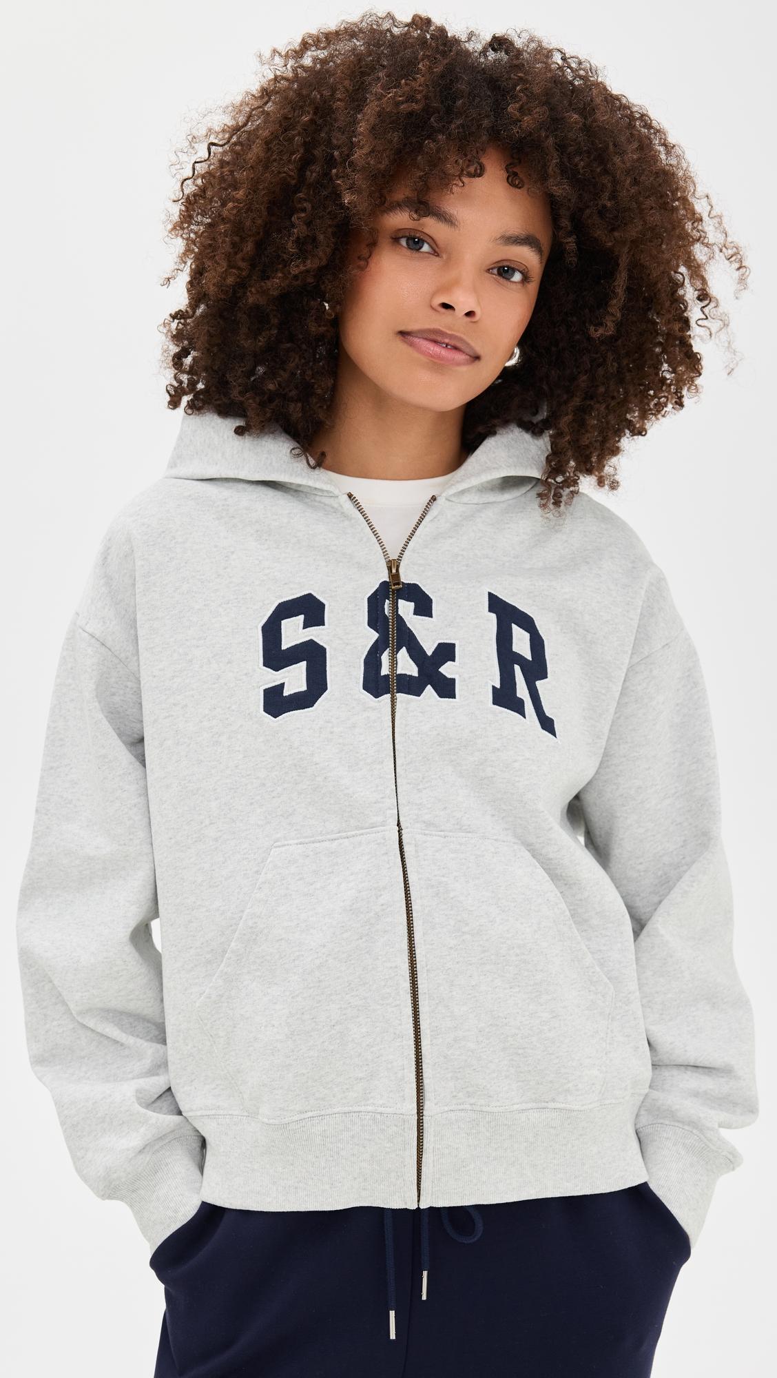 S&R Ivy Zip Hoodie by SPORTY&RICH