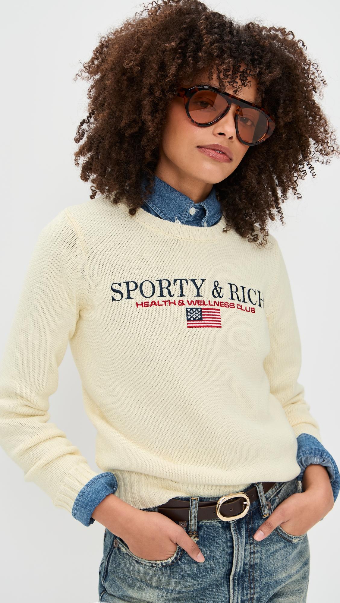 S&R Nautical Knitted Sweater by SPORTY&RICH