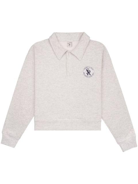 S&R cotton polo top by SPORTY&RICH