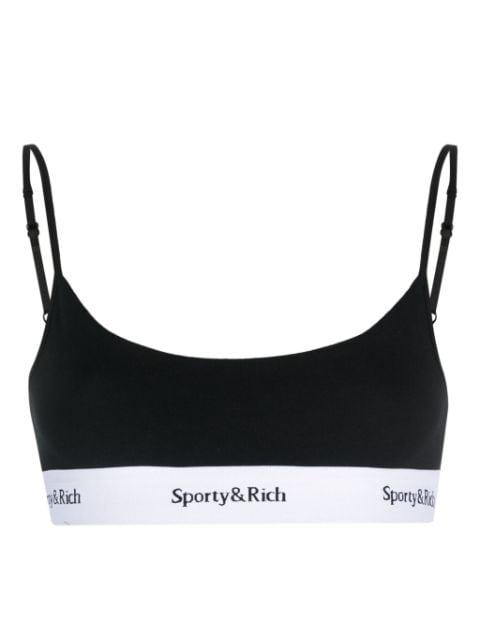 Serif Logo-underband bra by SPORTY&RICH