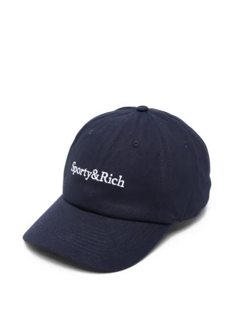 Serif logo baseball cap by SPORTY&RICH