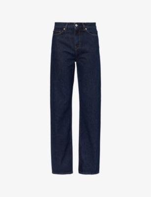 Straight-leg high-rise relaxed-fit jeans by SPORTY&RICH