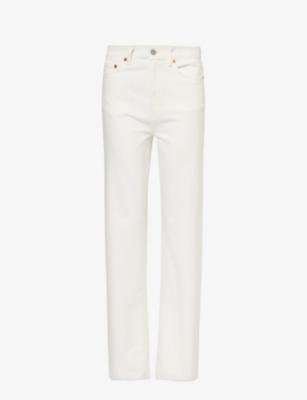 Straight-leg high-rise relaxed-fit jeans by SPORTY&RICH