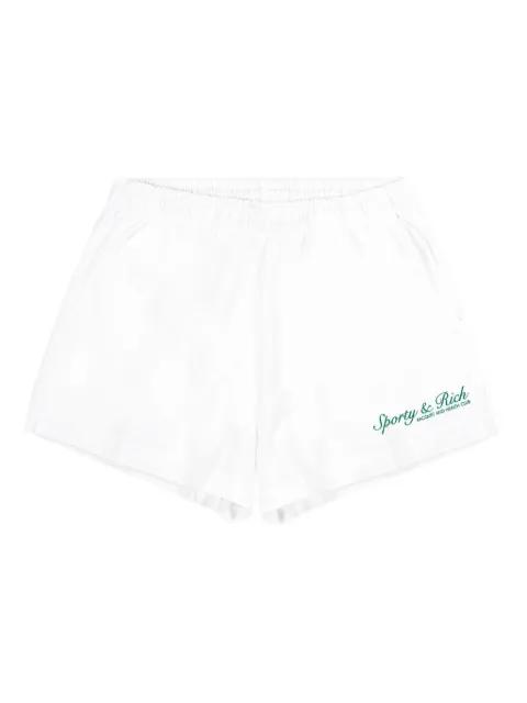 Syracuse Disco logo-embroidered shorts by SPORTY&RICH