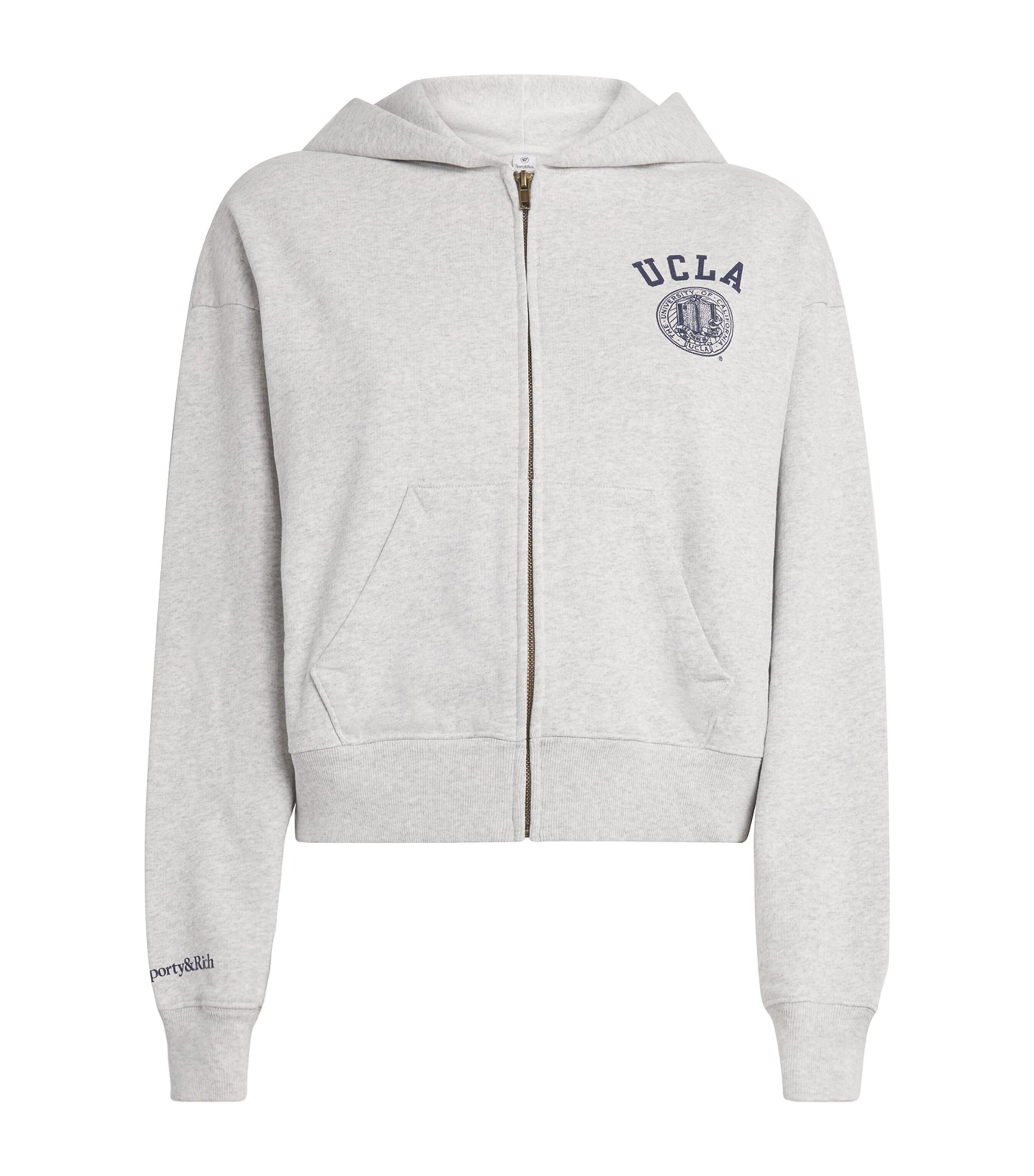 UCLA Crest Zip-Up Hoodie by SPORTY&RICH
