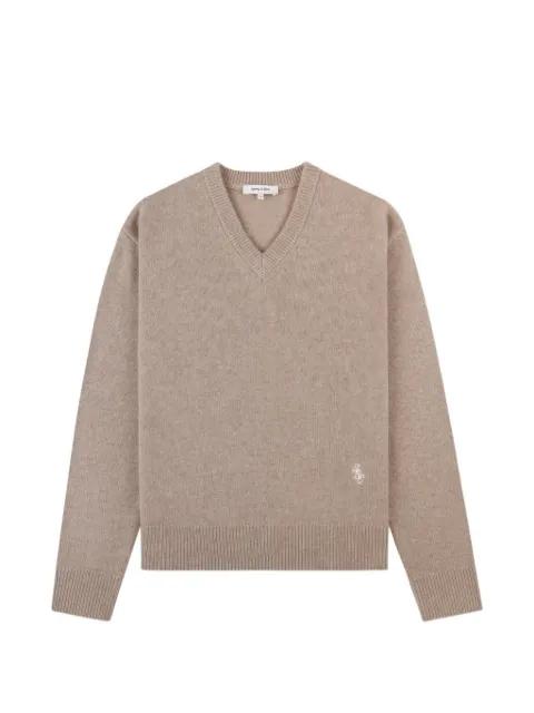 V-neck embroidered sweater by SPORTY&RICH