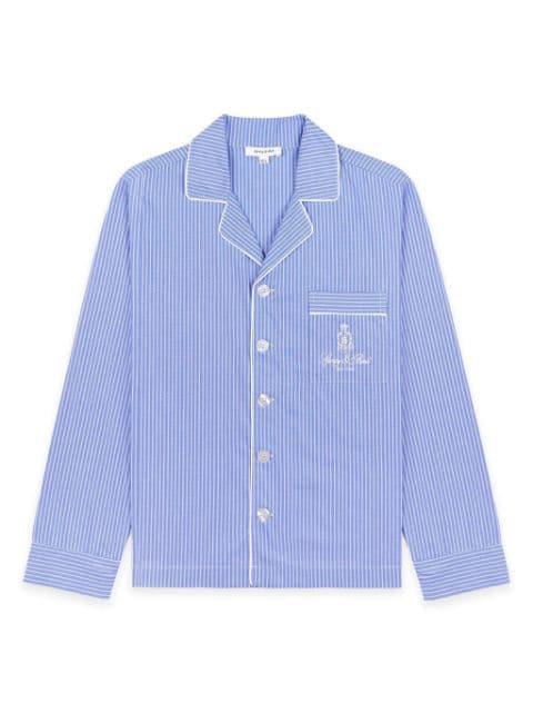 Vendome striped pajama shirt by SPORTY&RICH