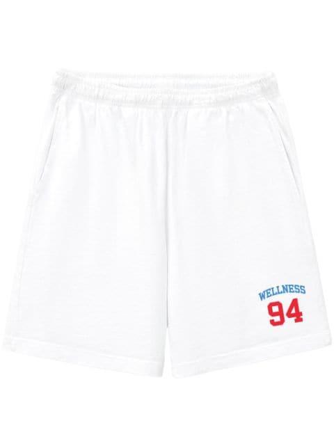 Wellness 94 cotton track shorts by SPORTY&RICH