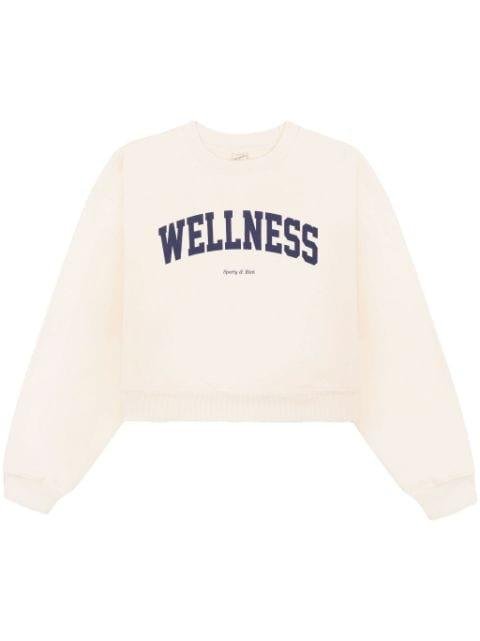 Wellness Ivy cropped sweatshirt by SPORTY&RICH