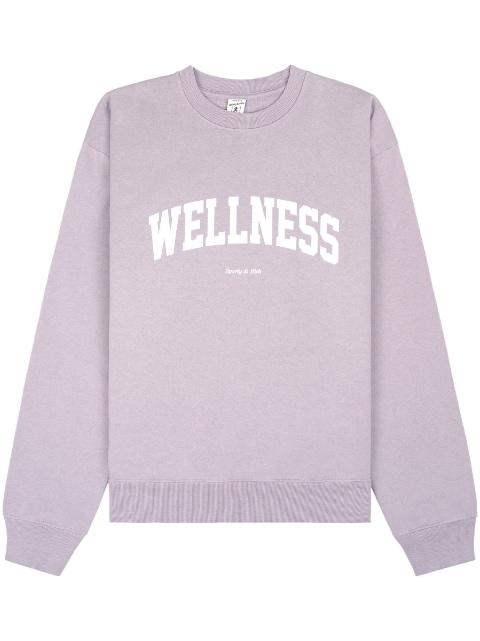 Wellness cotton sweatshirt by SPORTY&RICH