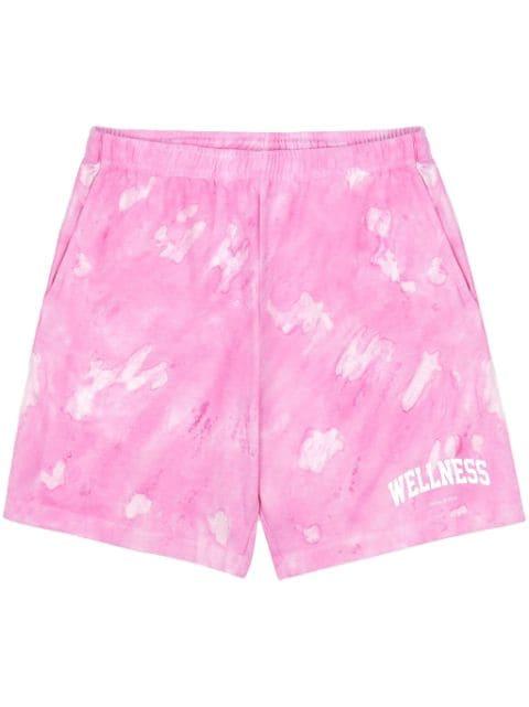 Wellness tie-dye shorts by SPORTY&RICH