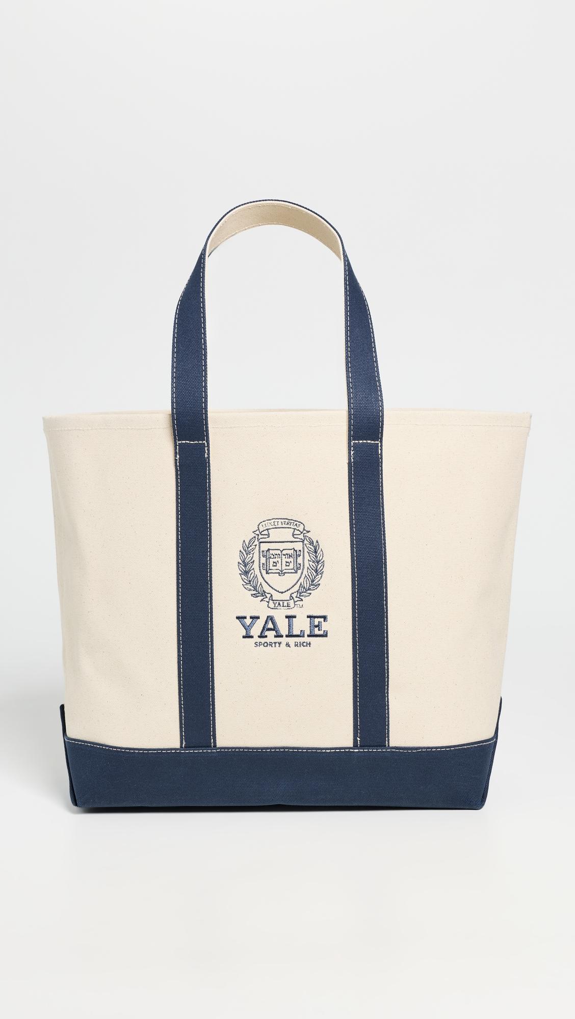 Yale Crest Tote Bag by SPORTY&RICH