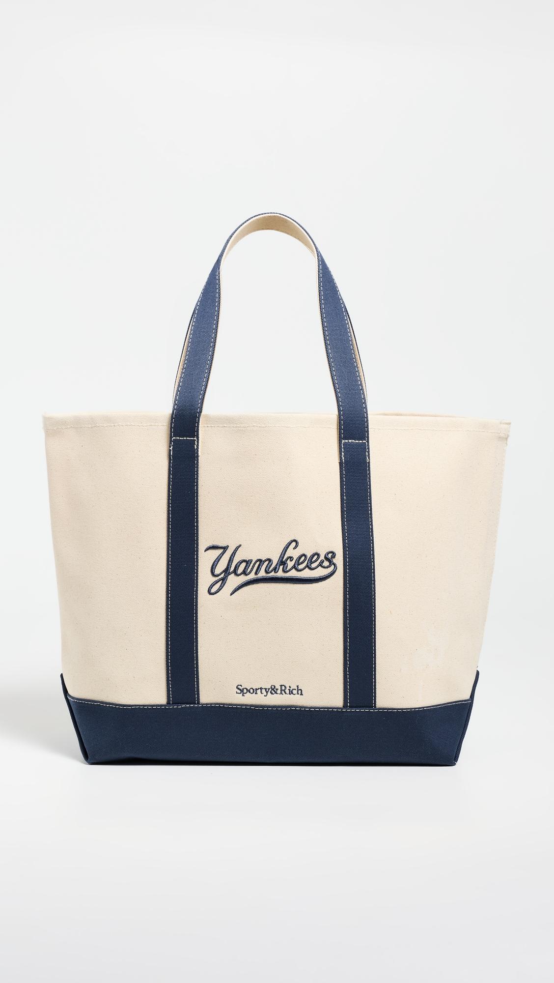 Yankees Curve Tote Bag by SPORTY&RICH