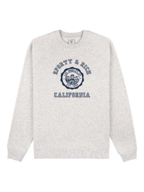 crew-neck long-sleeve sweatshirt by SPORTY&RICH