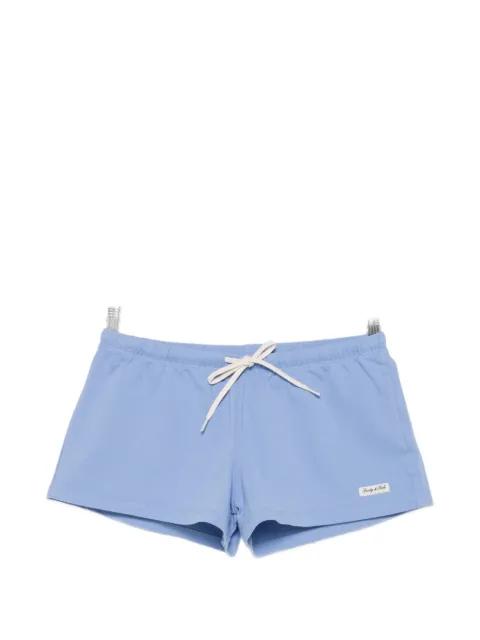 drawstring-waist logo-patch shorts by SPORTY&RICH