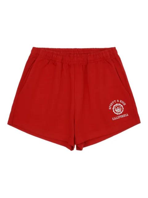 elasticated logo shorts by SPORTY&RICH