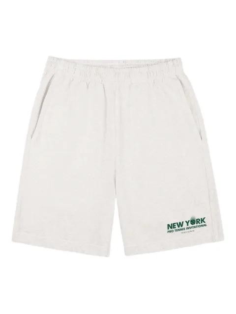 elasticated printed track shorts by SPORTY&RICH