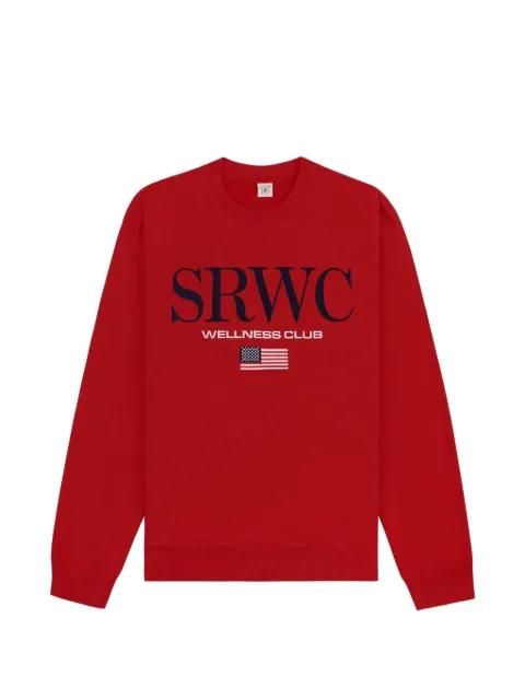 embroidered crew-neck sweatshirt by SPORTY&RICH