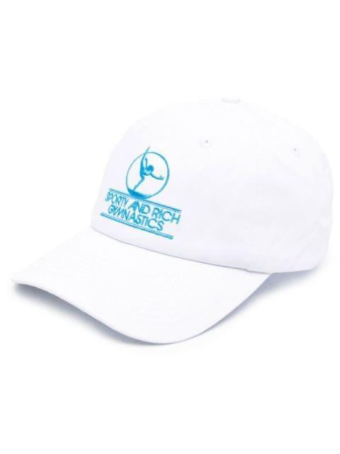 embroidered-logo baseball cap by SPORTY&RICH