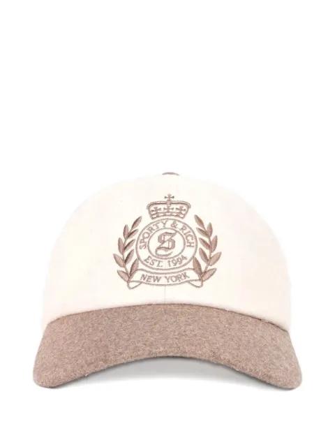 embroidered-logo baseball cap by SPORTY&RICH