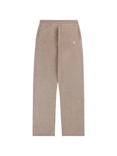 embroidered-logo knitted trousers by SPORTY&RICH