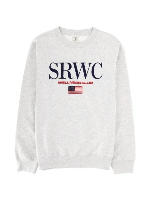 embroidered-logo sweatshirt by SPORTY&RICH