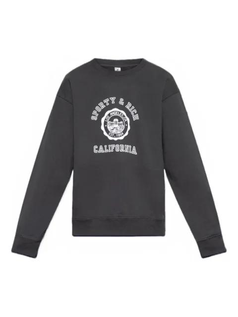 graphic crew neck top by SPORTY&RICH