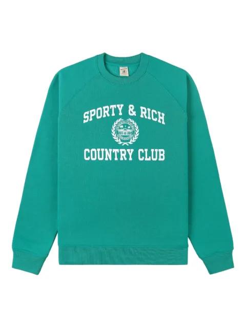 graphic-print crew-neck sweatshirt by SPORTY&RICH