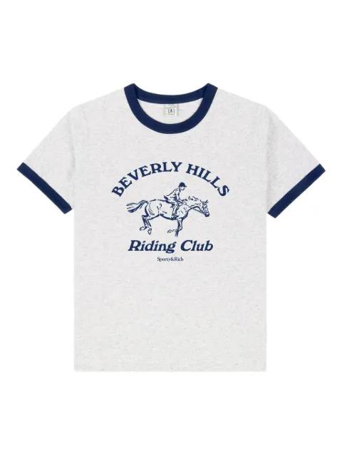 graphic ringer T-shirt by SPORTY&RICH