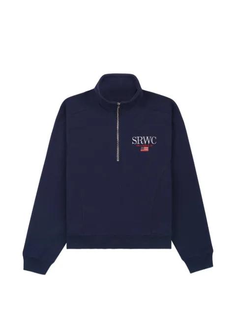 half-zip sweatshirt by SPORTY&RICH