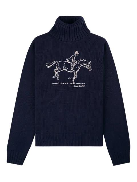 illustration turtleneck sweater by SPORTY&RICH