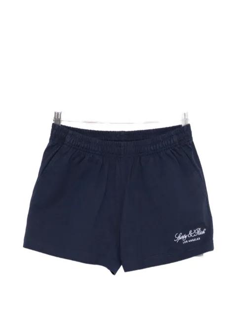 logo-embroidered drawstring shorts by SPORTY&RICH