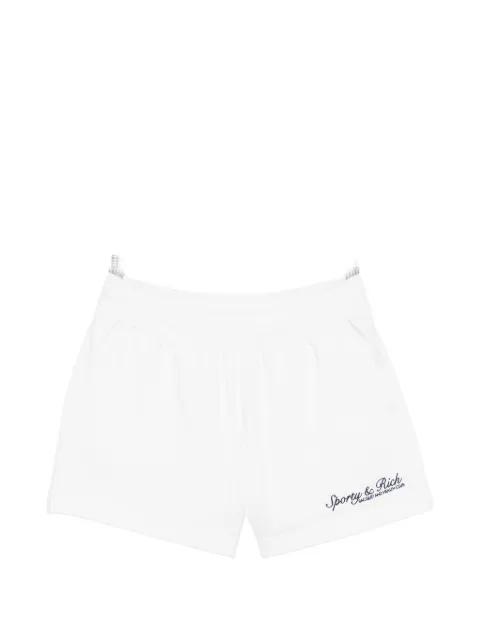 logo-embroidered elasticated shorts by SPORTY&RICH