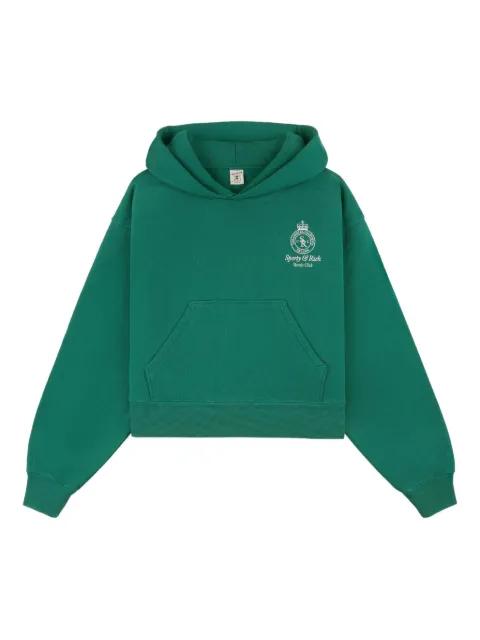 logo-embroidered hoodie by SPORTY&RICH