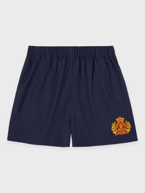 logo-embroidered shorts by SPORTY&RICH