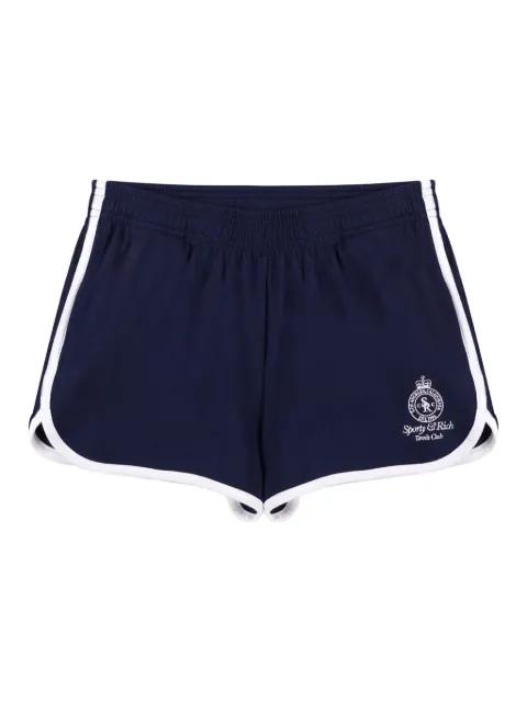 logo-embroidered shorts by SPORTY&RICH