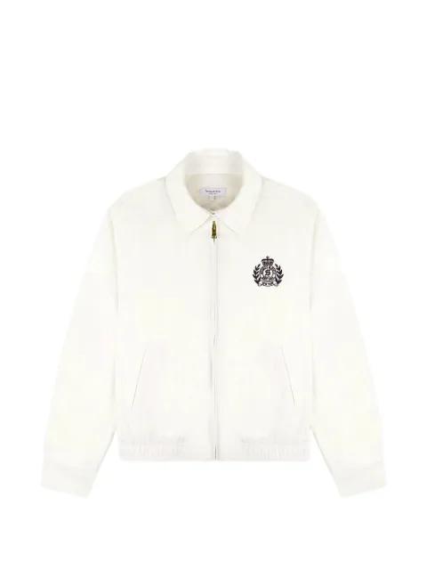 logo-embroidered zip-up jacket by SPORTY&RICH