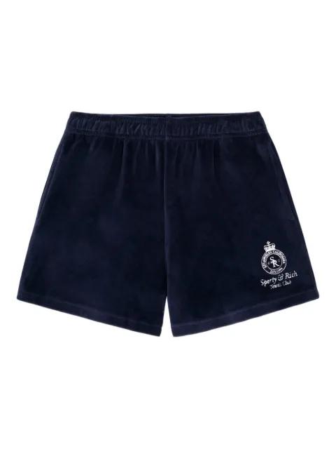 logo-embroidery shorts by SPORTY&RICH